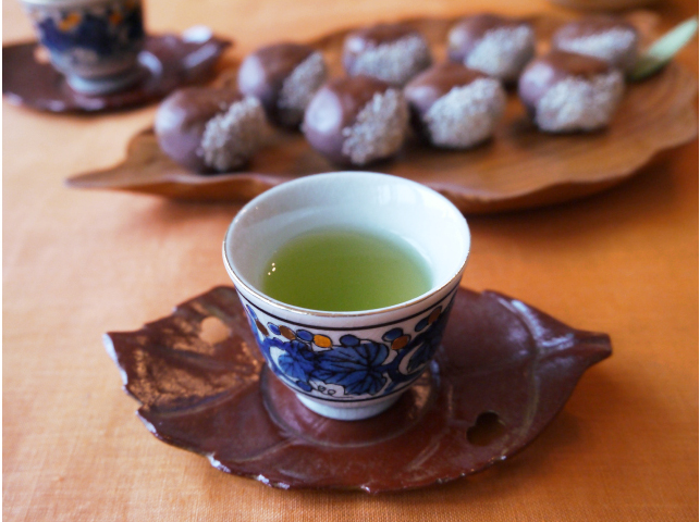 日本茶　秋の口切り新茶　秋のお茶