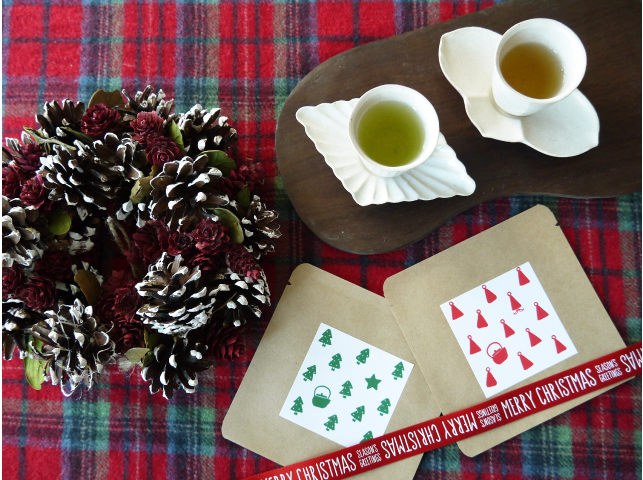 クリスマス　日本茶ティーバッグプチギフト
