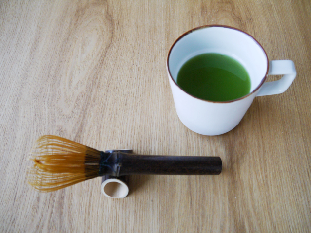 抹茶セット　茶筅おき