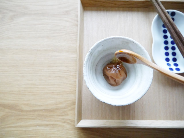 三年番茶 梅干し醤油