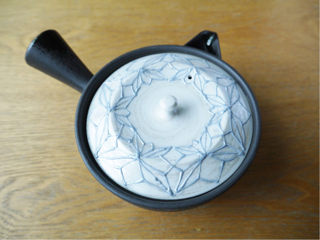 急須 有田焼 かご網