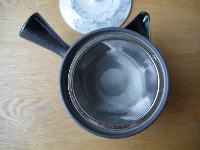 急須 有田焼 かご網