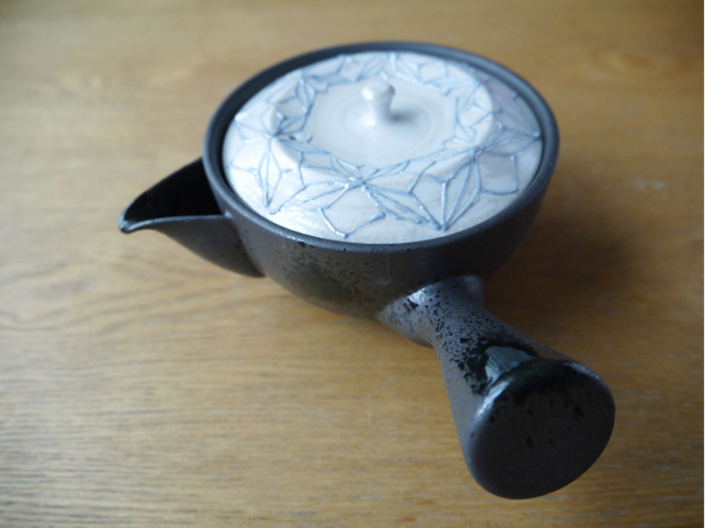 急須 有田焼 かご網