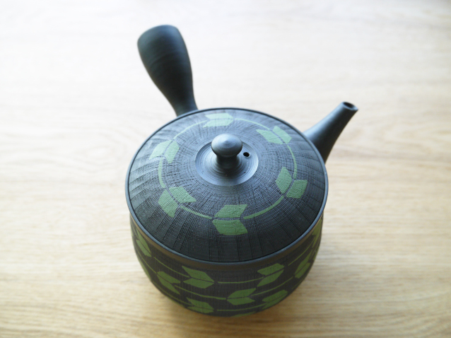 石龍 矢絣急須