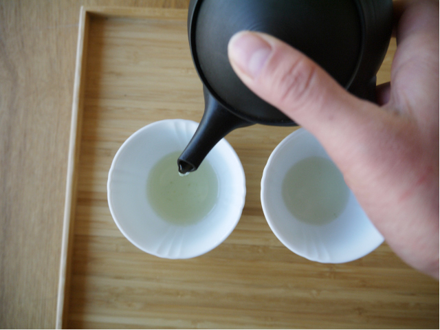 八女　茎茶　上白折　お茶の入れ方